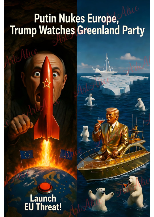 Putin Nukes Europe, Trump Chills at Greenland Party! ☢️❄️ Putin Nukes Europe, Trump Chills at Greenland Party! ☢️❄️